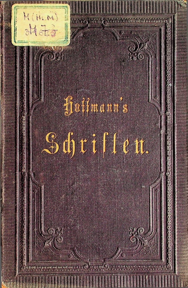 Erzählungen.  E.T.A. Hoffmann´s: Gesammelte Schriften. 11-12 Band