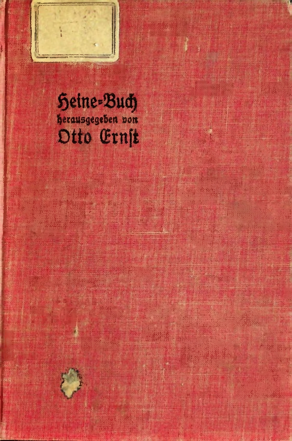 Heine Buch, Gedichtsammlung von Heinrich Heine